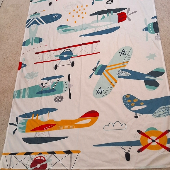 💥SALE💥NURSERY/Toddler, NWOT, Windows Drapes, Aviater/Plane Theme - Picture 6 of 7